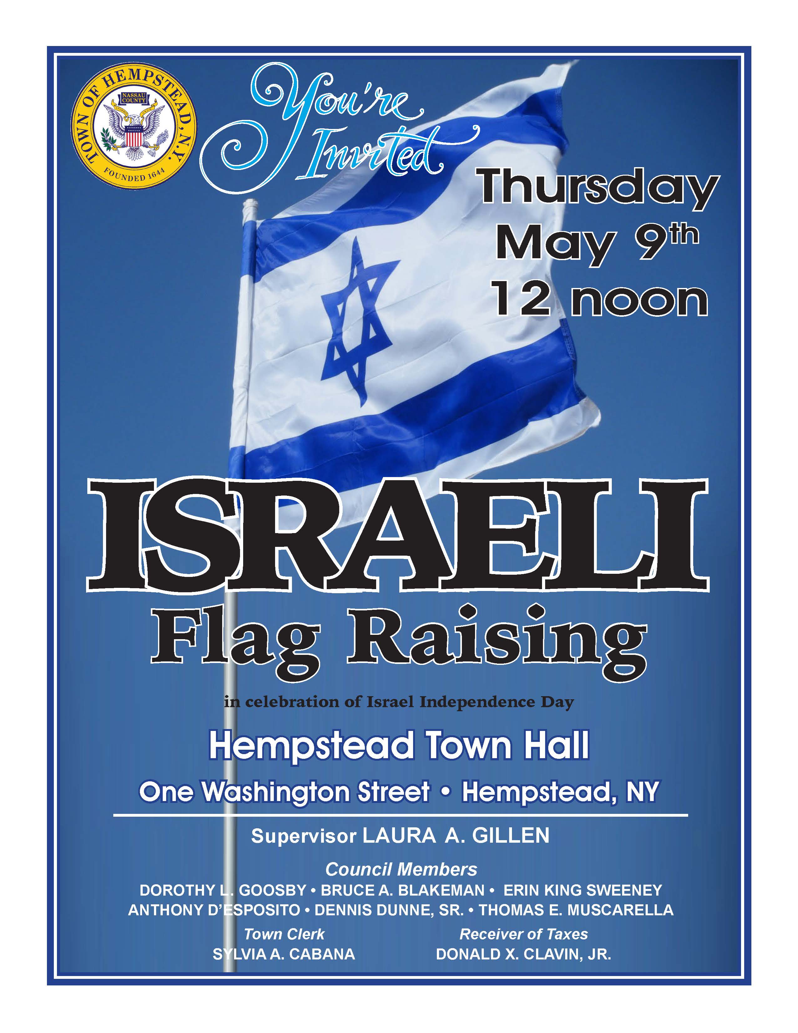 0509 Israeli Flag Raising
